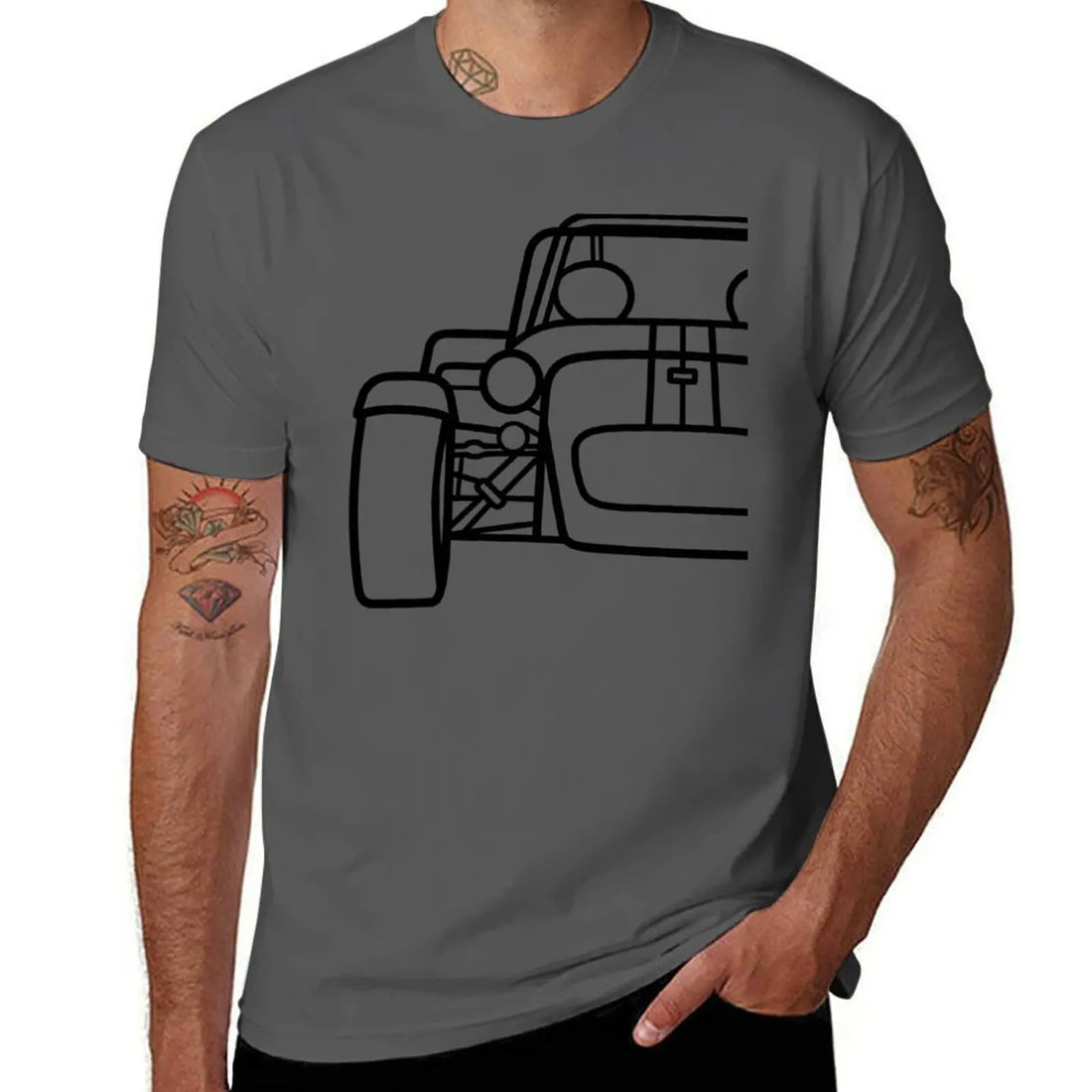 T-Shirt tshirt anime shirts man funny Caterham Super7 t