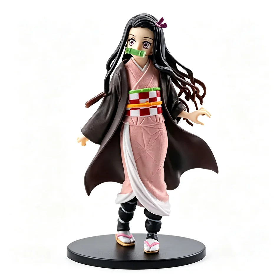 Demon Slayer Anime Character Figurine Model, Desktop Display Ornament, Premium Collectible Gift for Anime Enthusiasts