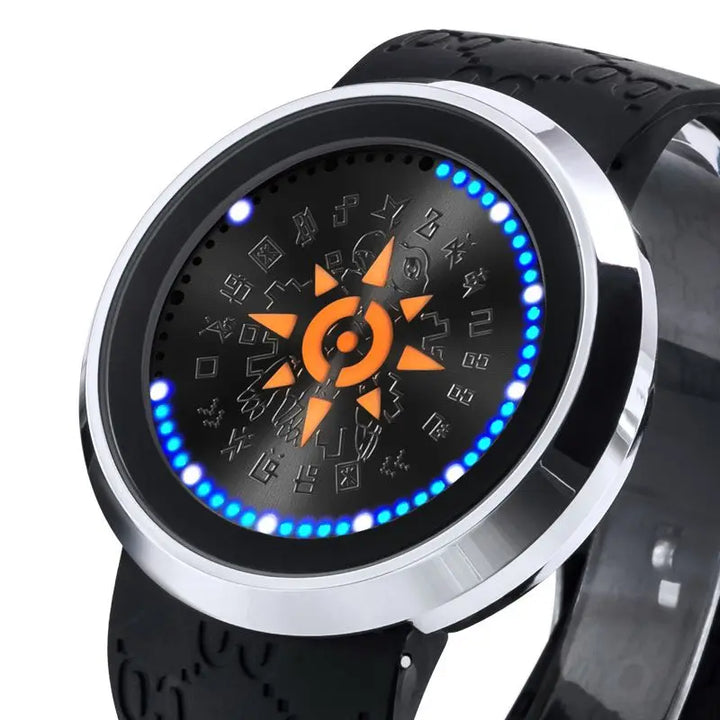 Digimon Adventure Agumon Angewomon Anime Two-Dimensional Watch for Men and Women Students Fashionable and Creative Wristwatch