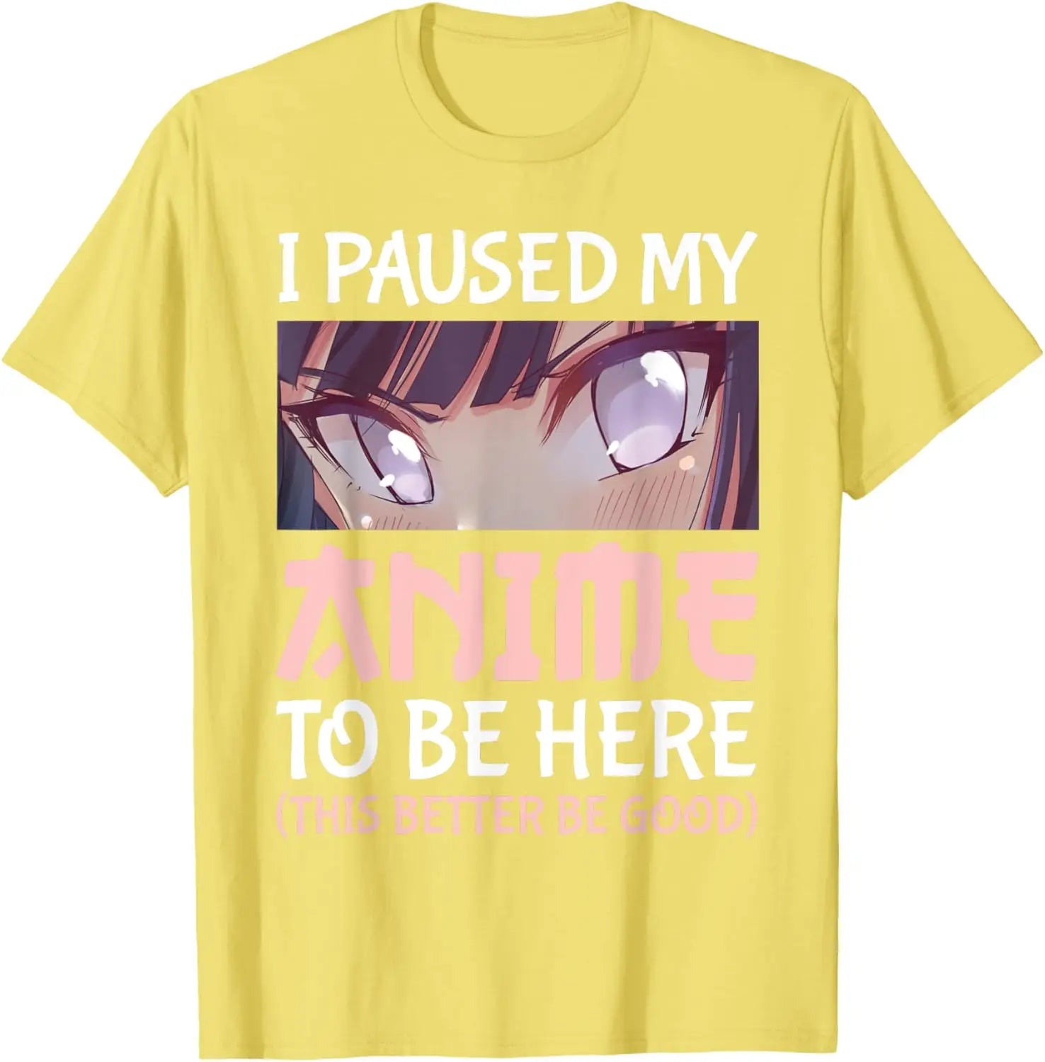 Otaku Anime Graphic Cotton T-Shirt