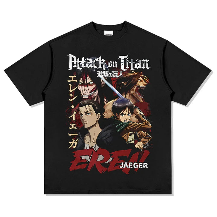 Attack on Titan Anime Cotton T-Shirt
