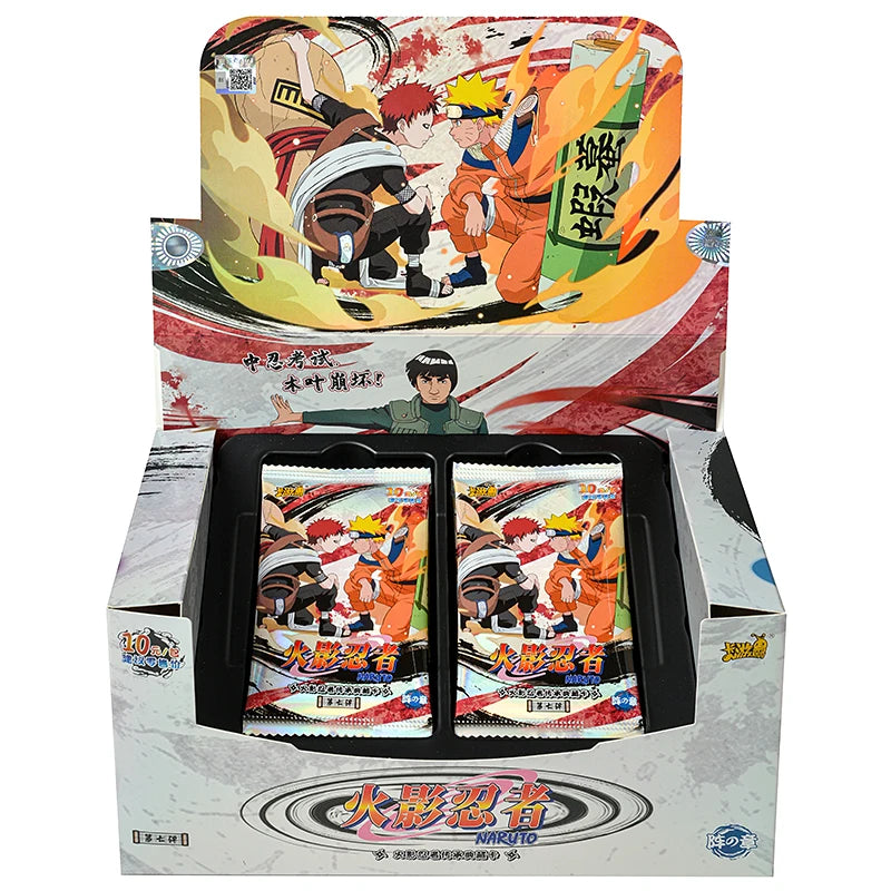 KAYOU Original Anime Naruto Cards Chapter Of The Array Box Added SE Ninja World Collection Cards Toys