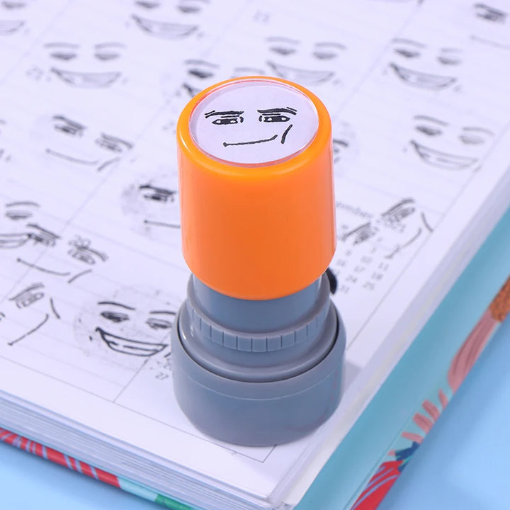 Engaging Anime Action Handbook, Photosensitive Seal, Funny Characters for Children.