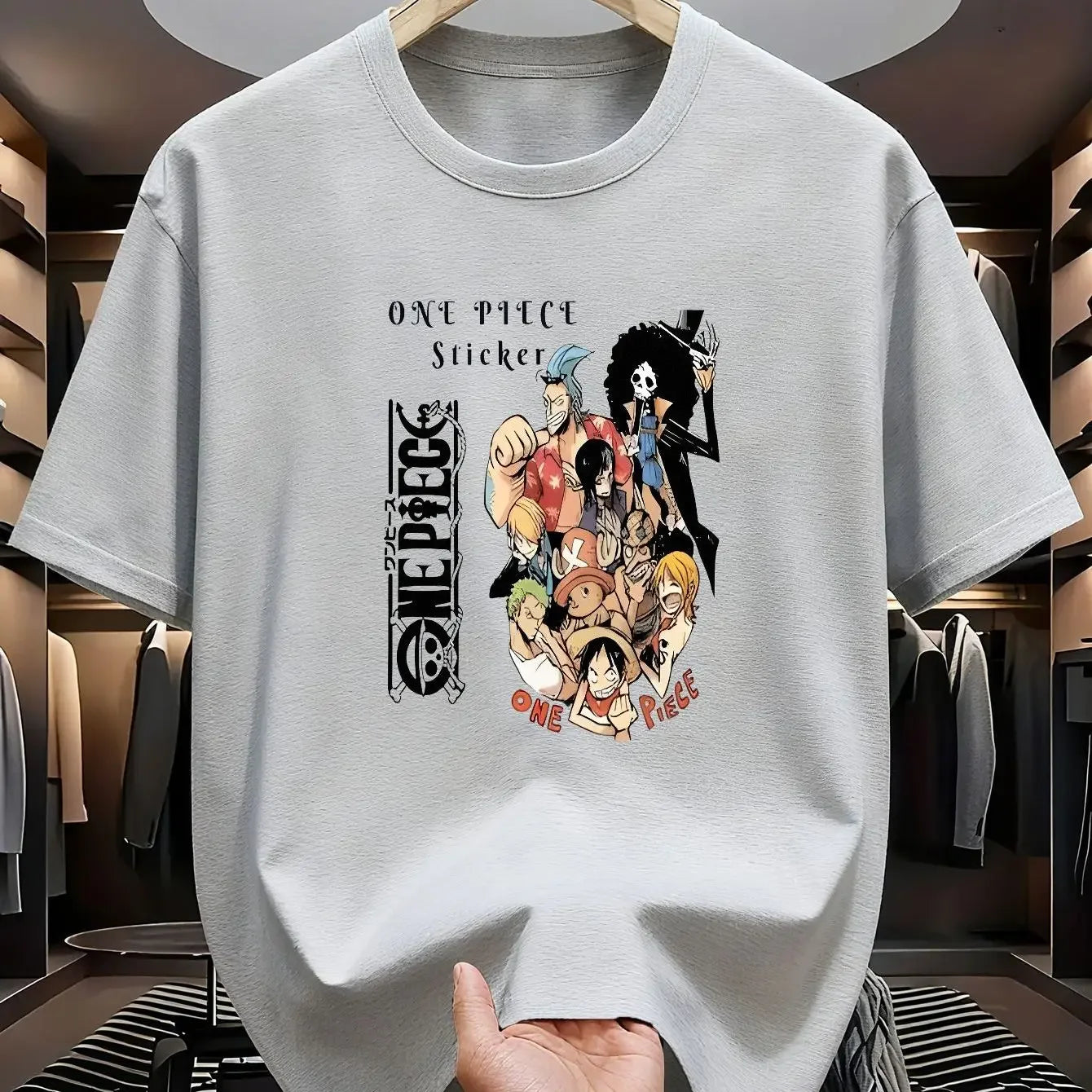 Anime Style Men'S T-Shirt - Fashionable  Unique Character Print Showcasing Charm - Lightweight  Summer Street Fashion Clothing
