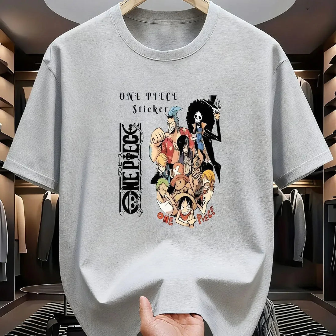 Anime Style Men'S T-Shirt - Fashionable  Unique Character Print Showcasing Charm - Lightweight  Summer Street Fashion Clothing