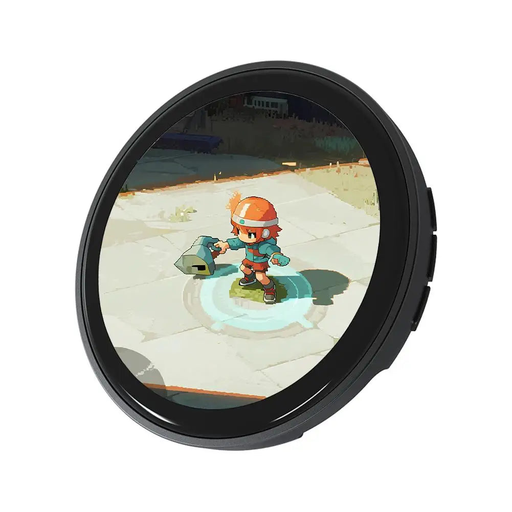 Smart Dynamic Electronic Display Anime E-Badge Anime Merchandise Digital Display Brooch Pin Gifts For Anime Lovers -1.85 Inch