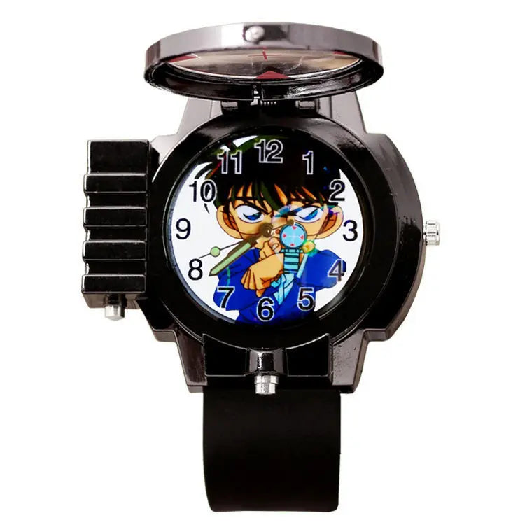 Anime Detective Conan Laser Children's Cartoon Watch