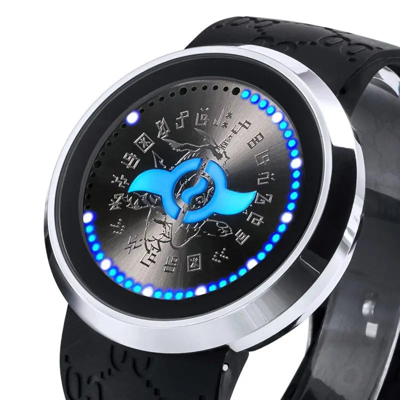 Digimon Adventure Agumon Angewomon Anime Two-Dimensional Watch for Men and Women Students Fashionable and Creative Wristwatch