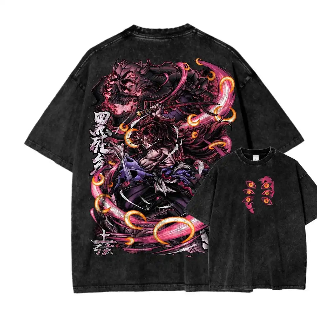 Vintage Wash Anime Shirt, Graphic Anime Tee, Anime Apparel, Anime Shirt, Otaku Anime Gift, Aesthetic Anime