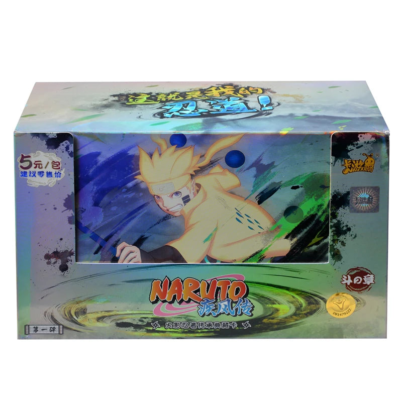 KAYOU Original Anime Naruto Cards Chapter Of The Array Box Added SE Ninja World Collection Cards Toys
