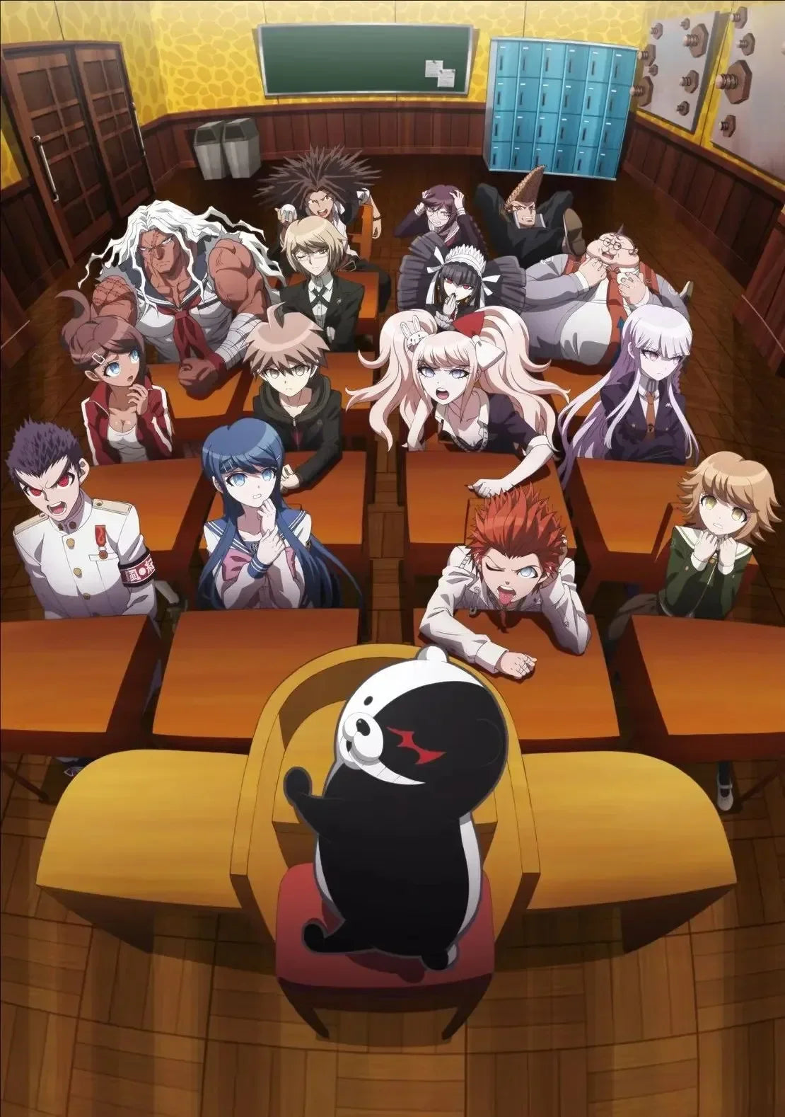 Classic Anime Game Series Danganronpa Aesthetic Canvas Painting Posters and Prints Wall Art Picture For Living Room Decoration