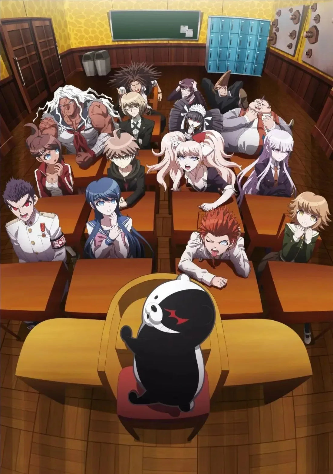Classic Anime Game Series Danganronpa Aesthetic Canvas Painting Posters and Prints Wall Art Picture For Living Room Decoration