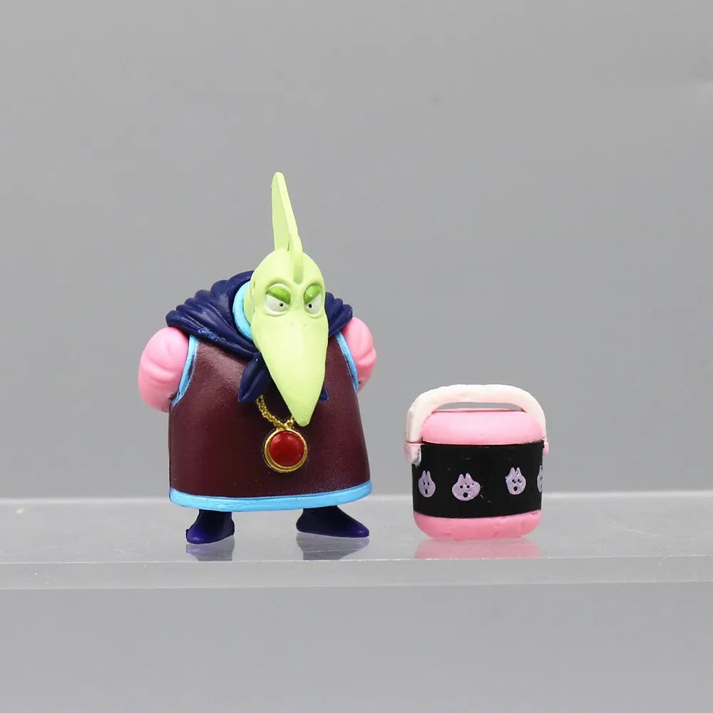 9.5cm Anime Dragon Ball Piccolo Daimao Figure Cymbal Tambourine Drum Piano King Piccolo Pvc Action Figures Model Toys Gifts
