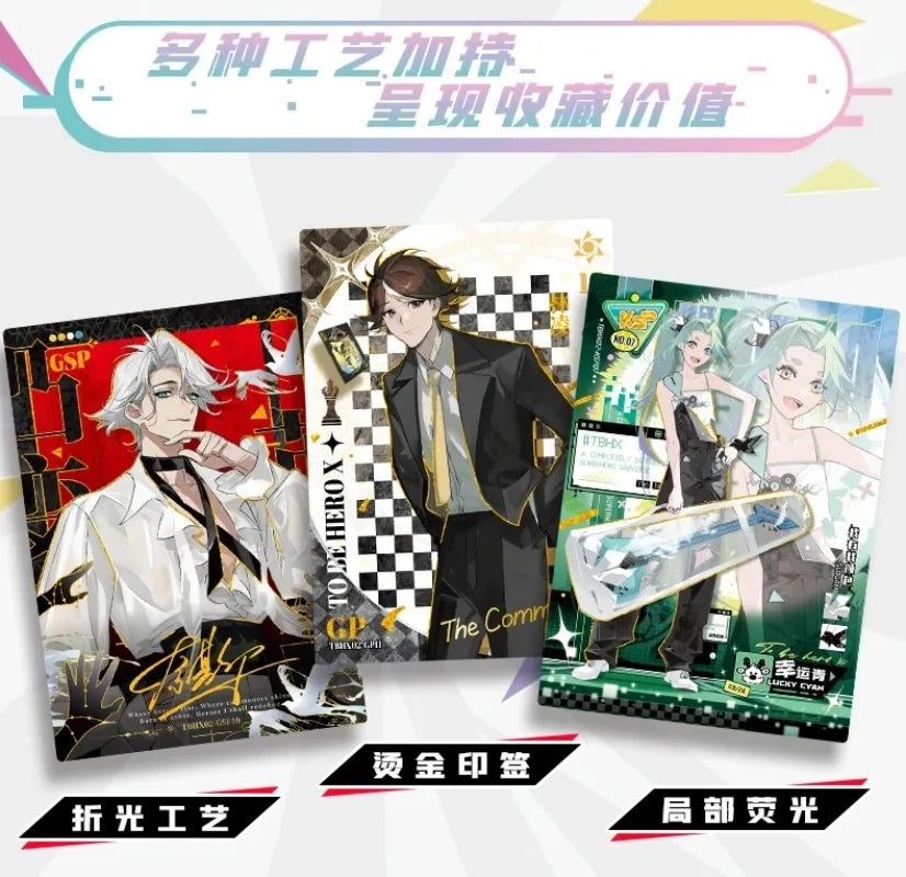 Genuine Anime I Am The Hero Series To Be HERO X Card Anime-themed Trading Cards Hot Character Collectible Card Toy Gifts