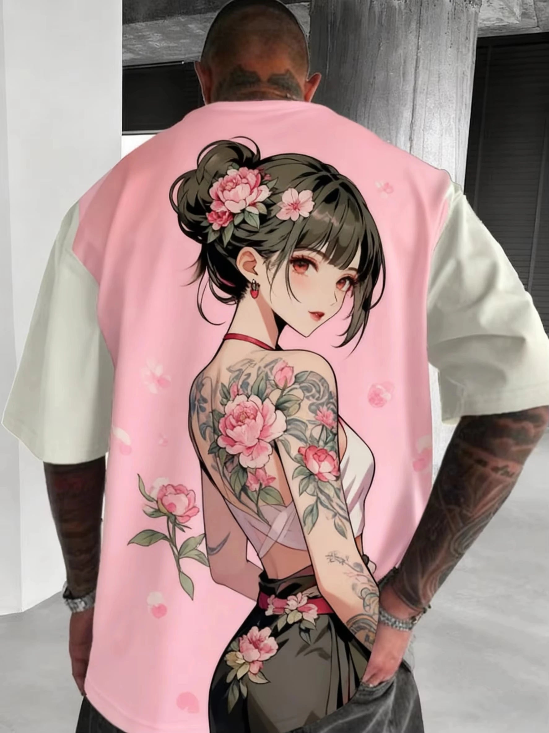 3D Print Japanese Anime Girl T-Shirt