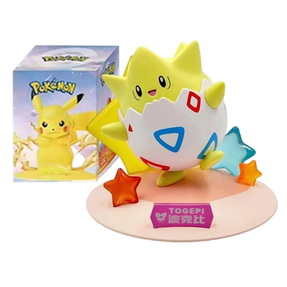 12 style Pok é mon Action Dolls Pikachu Blind Box Anime Models Desktop Decorations Pok é mon Toys Children's Birthday Gifts