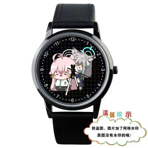 2024 Anime Blue Archive The Animation Takanashi Hoshino Sunaokami Shiroko Tenndou Arisu Student Waterproof Watch Xmas Gift