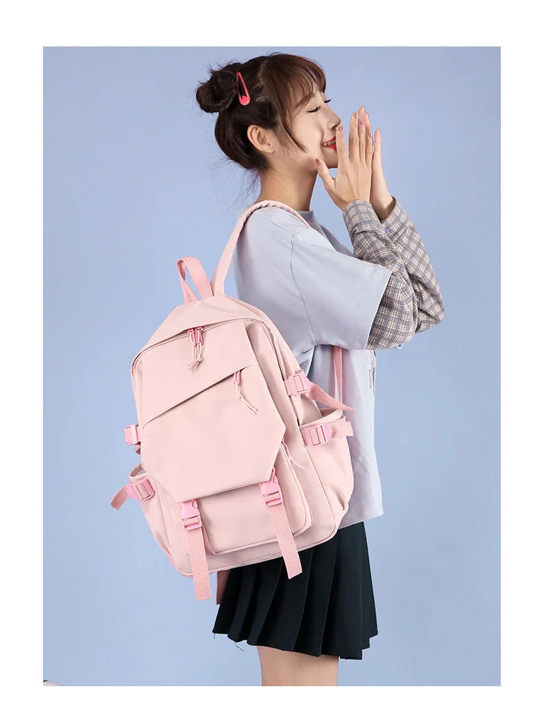 Arknights Backpack with Pain Pack Badge Set Anime Bag Teenagers Schoolbag Students Book Travel Bag Girl Boy Cosplay