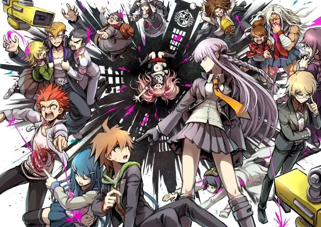 Classic Anime Game Series Danganronpa Aesthetic Canvas Painting Posters and Prints Wall Art Picture For Living Room Decoration