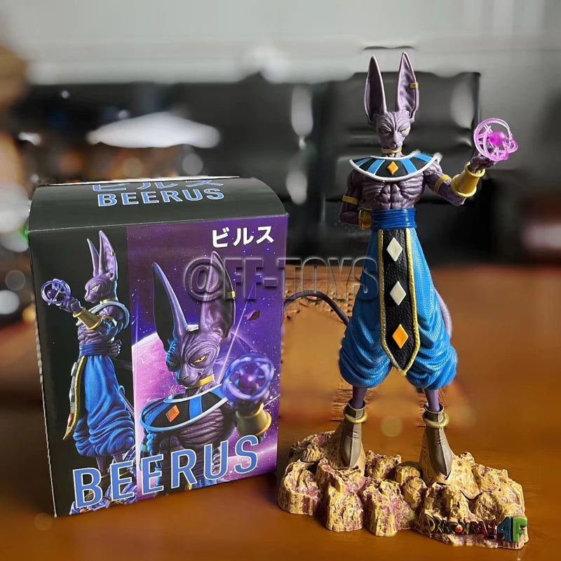 In Stock 30cm Anime Dragon Ball Z Beerus Figure Super God of Destruction Figures Collection Model Toy Gifts
