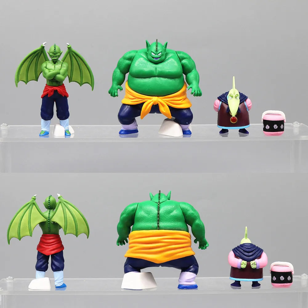 9.5cm Anime Dragon Ball Piccolo Daimao Figure Cymbal Tambourine Drum Piano King Piccolo Pvc Action Figures Model Toys Gifts
