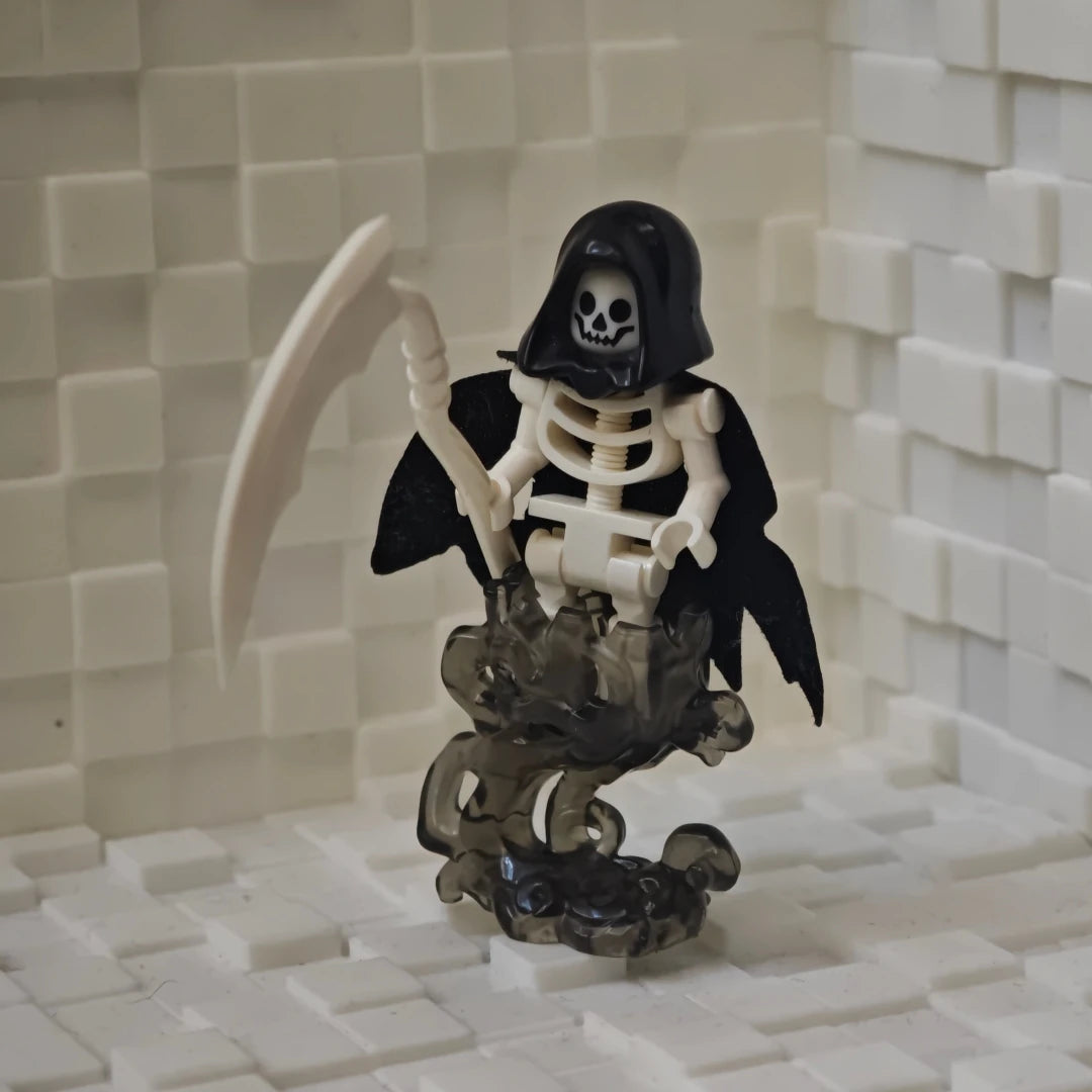Halloween Skeleton Army Mini Doll MOC Building Blocks DIY Assembled Building Blocks Character Doll Skeleton Horse Ornaments Toy