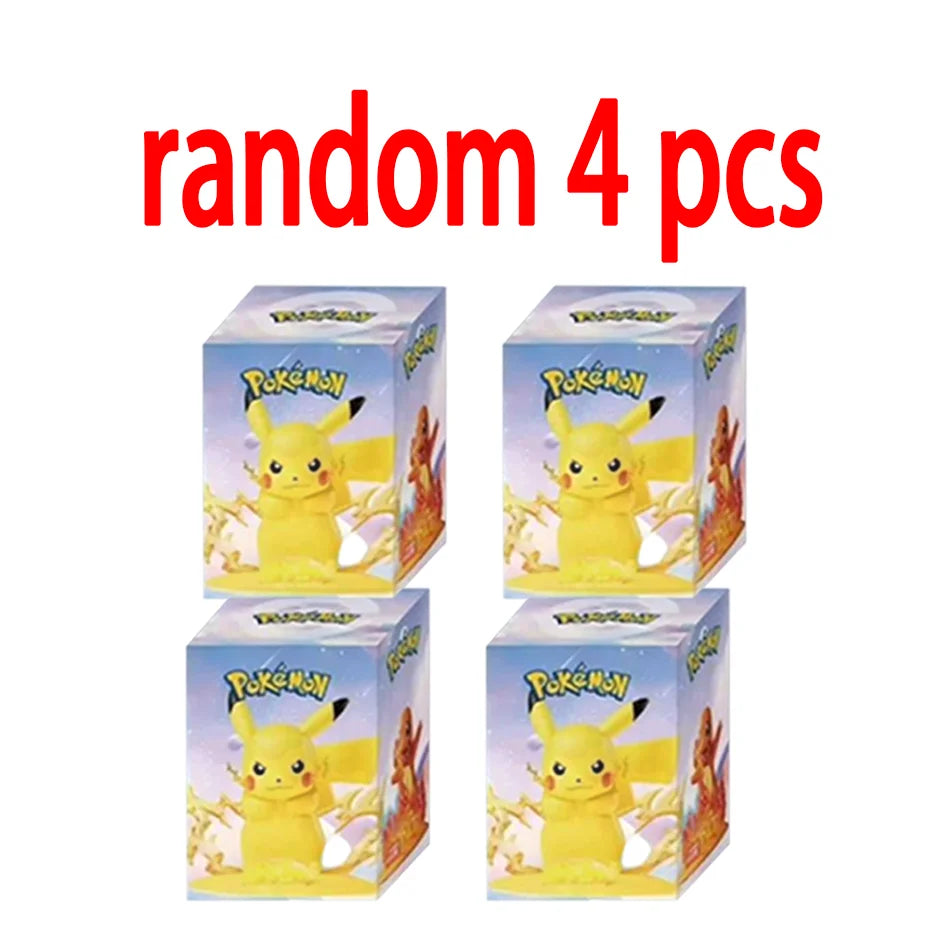 12 style Pok é mon Action Dolls Pikachu Blind Box Anime Models Desktop Decorations Pok é mon Toys Children's Birthday Gifts