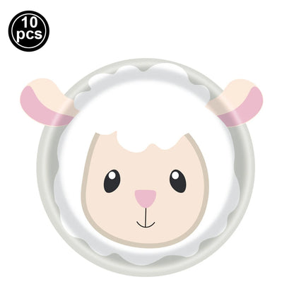 Farm Walking Animal Balloon Duck Chicken Cow Horse Sheep Walking Foil Balloon Kids Farm Theme Birthday Party Decoration Supplies