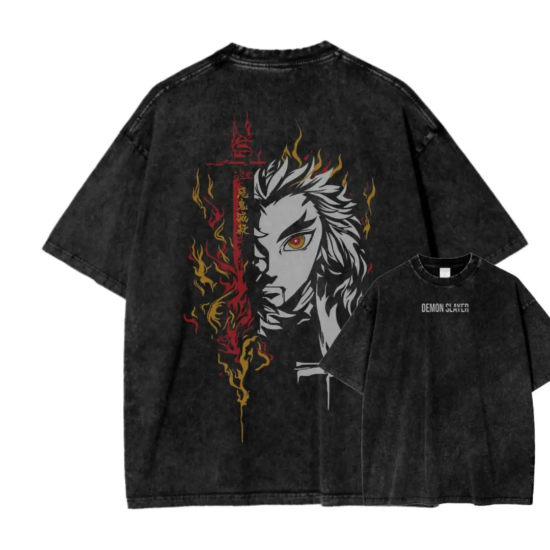 Vintage Wash Anime Shirt, Graphic Anime Tee, Anime Apparel, Anime Shirt, Otaku Anime Gift, Aesthetic Anime
