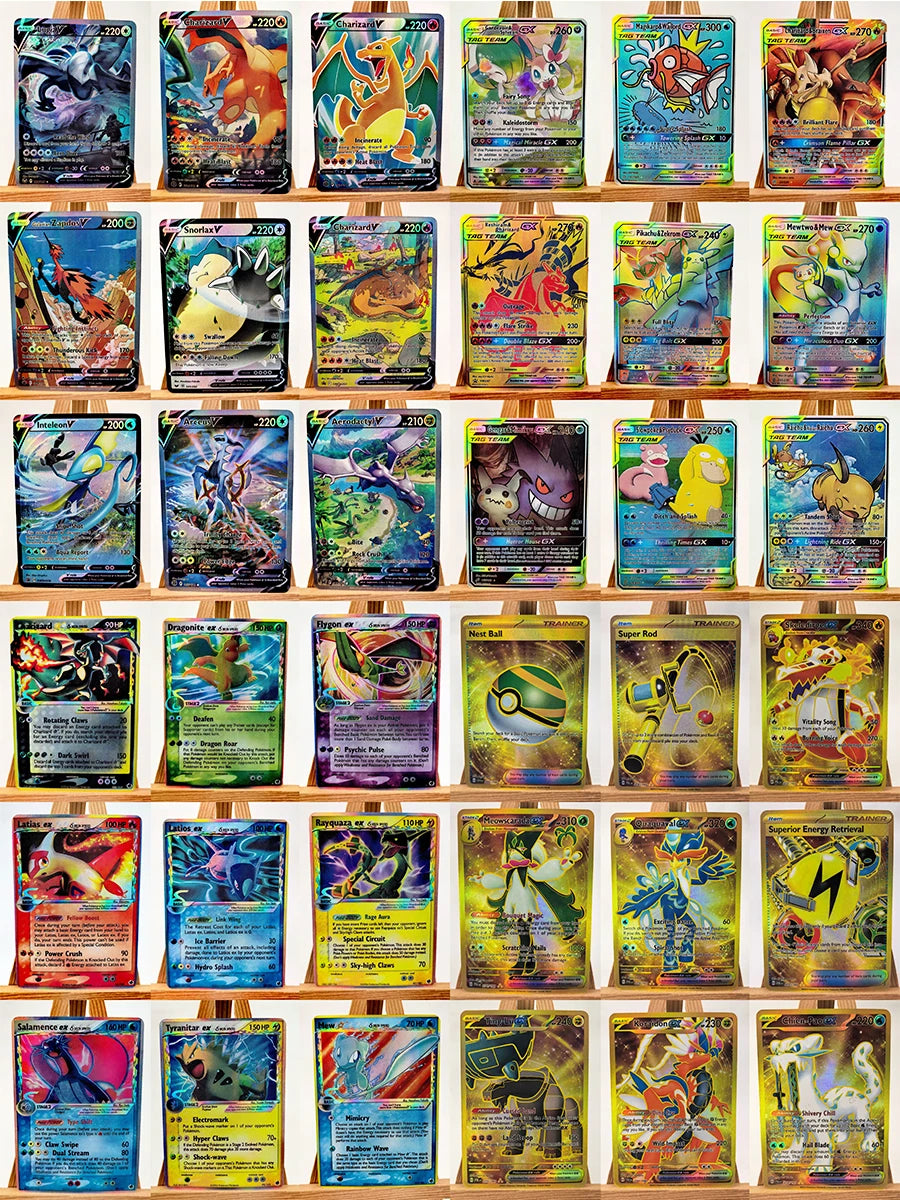 PTCG English Lugia Mew Lillie Toys Hobbies Hobby Collectibles Game Collection Anime Cards