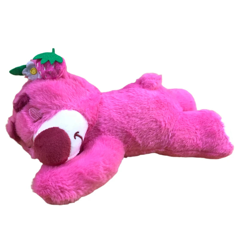 New 30cm Story Lotso Cute Bear Strawberry Sofa Plush Pillow Stuffed Toys Children Girls Friends Festivals Birthday Gift