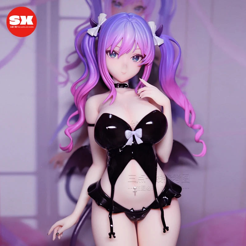 2D Anime Girl Glowing Little Imp PC Case Ornament Model Figurine Exquisite Christmas Gift for Boys