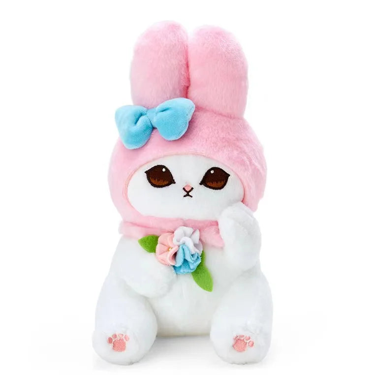 Mofusand Cos Series Plush Keychain Cute Cat Plushie Bag Pendant Soft Stuff Accessories For Birthday Gift