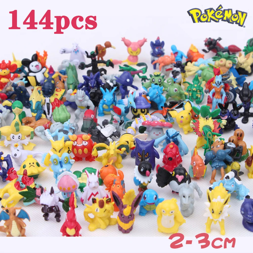 144 Pet Pok É Mon Figurines Pok É Mon Pok É Mon Twisted Egg Toy Dolls Children's Christmas Gifts
