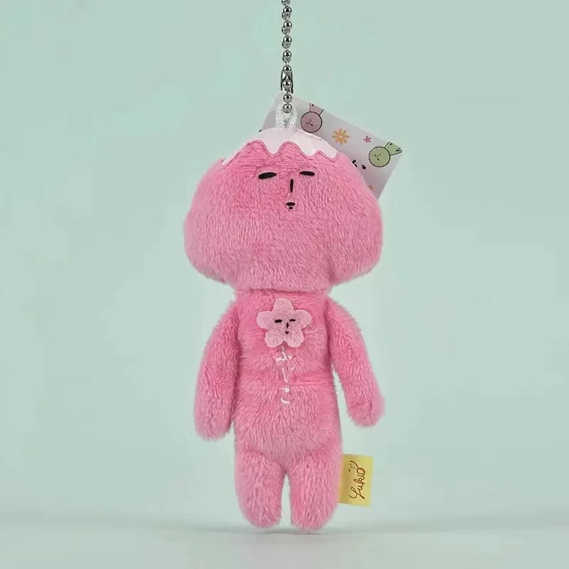 New Yukio Funny Plush Keychain Japanese Cartoon Doll Bag Charm Pendant Quirky Travel Souvenir Gift for Boys Girls Fans
