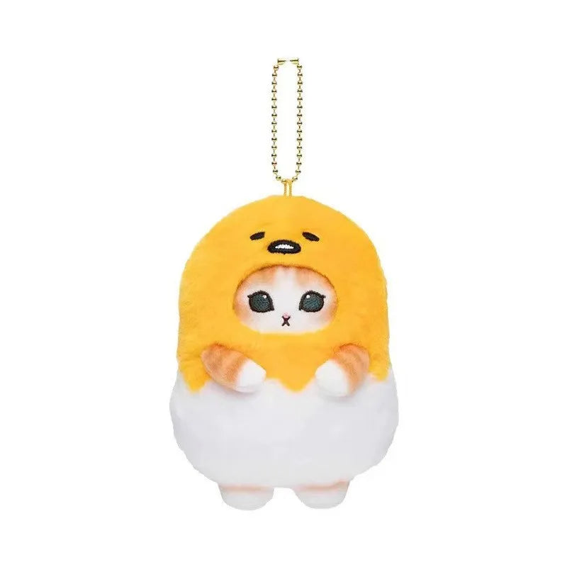 Mofusand Cos Series Plush Keychain Cute Cat Plushie Bag Pendant Soft Stuff Accessories For Birthday Gift
