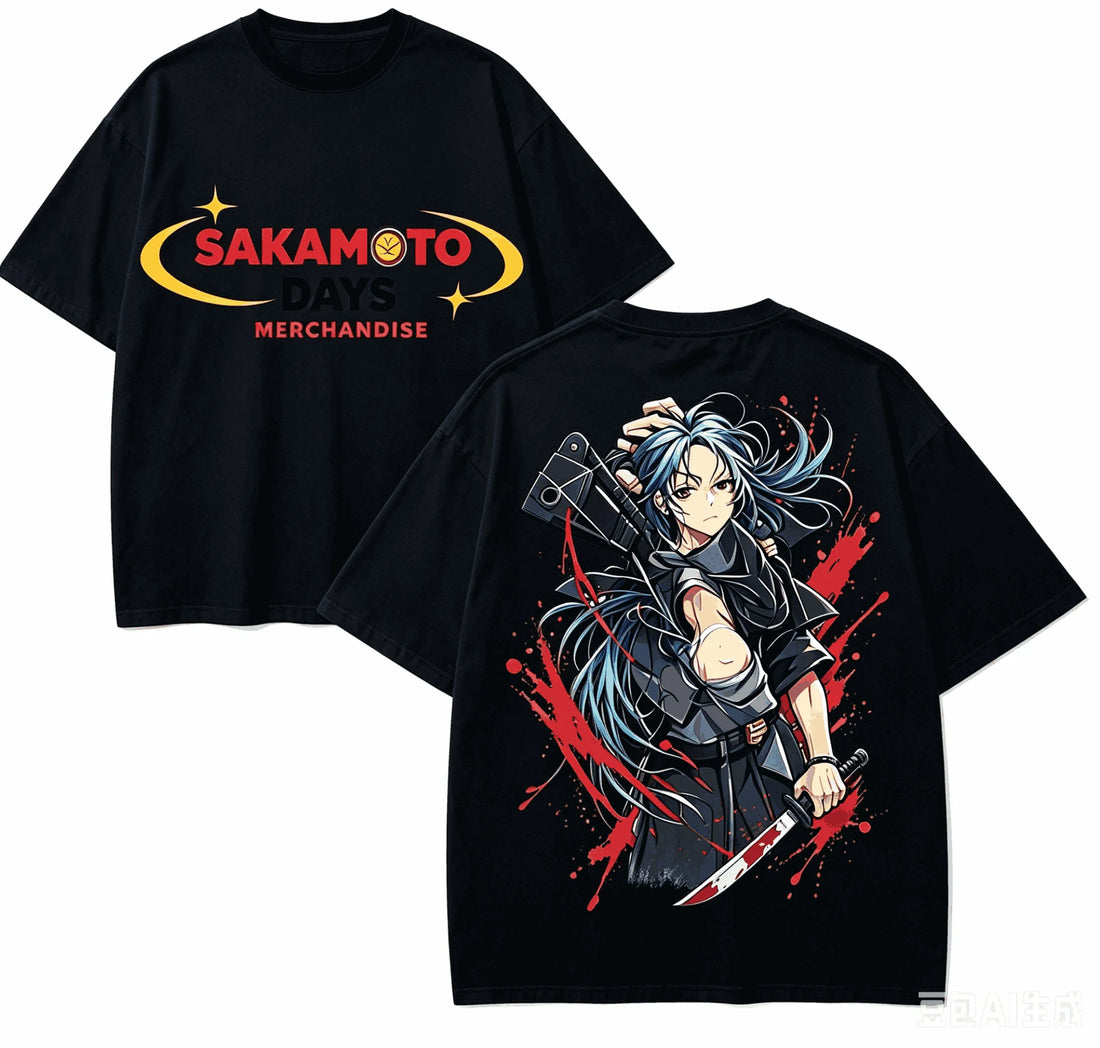 SAKAMOTO DAYS Anime Lover T-shirt Harajuku Cotton New Model High Street Fashion Oversized Unisex Comfortable Sleeves hot product