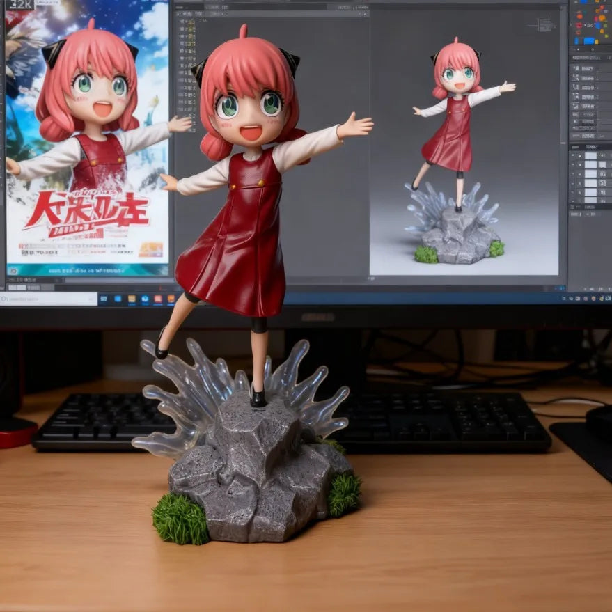 Resonance series, spy, family, daily life of Ania, anime, beautiful girl, cartoon, hand made gift decorations