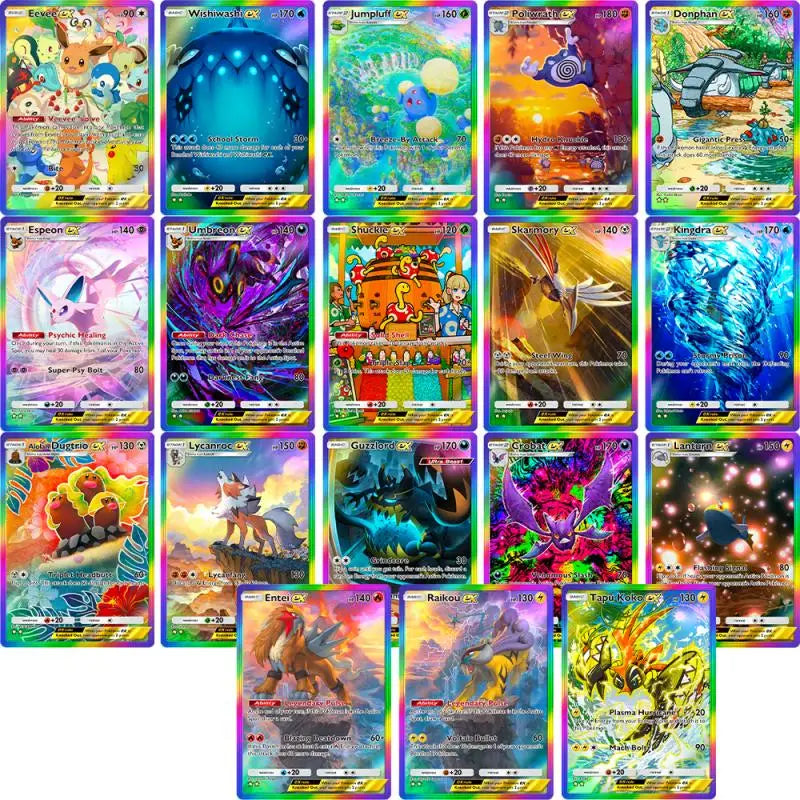 Pocket Cards Pockemontcg Diy Ptcg Hight Quality Monster Singles Anime Peripheral Collectibles Game Collection Anime Card