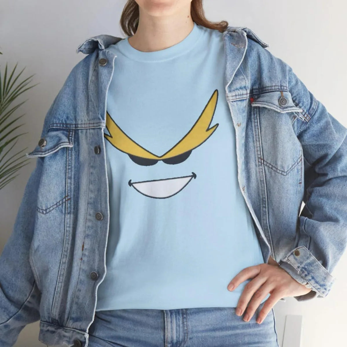 All Might Smile T Shirt My Hero Academia Fans Tee Unisex Anime Graphic Shirt Gift for Anime Lovers