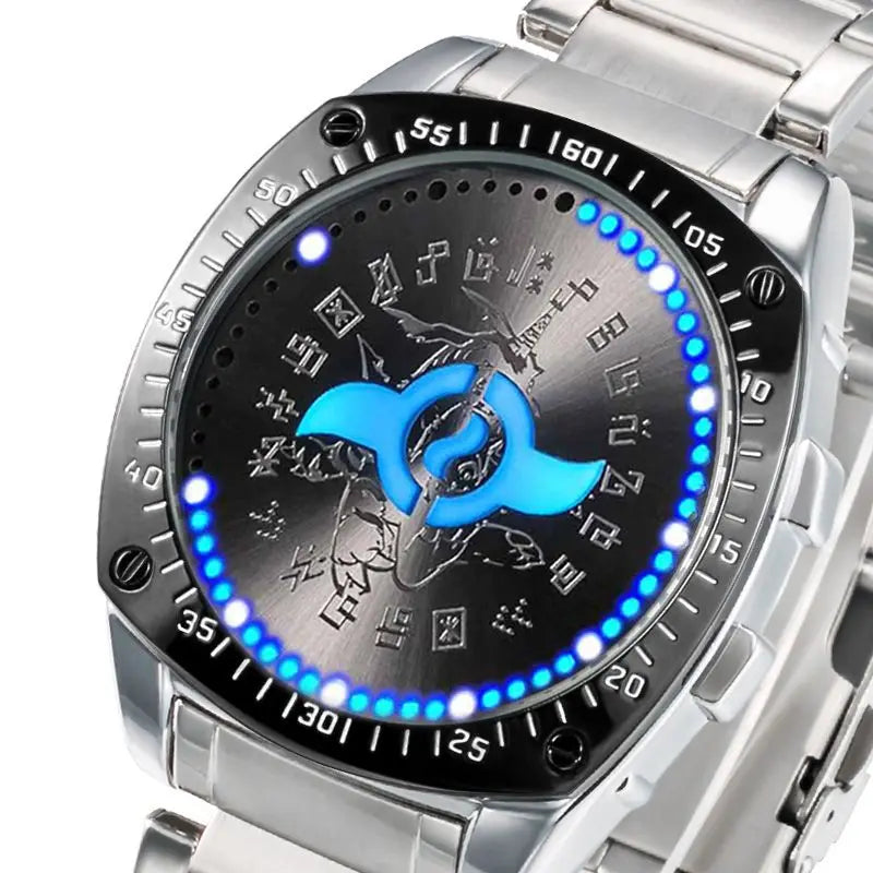 Digimon Adventure Agumon Angewomon Anime Two-Dimensional Watch for Men and Women Students Fashionable and Creative Wristwatch