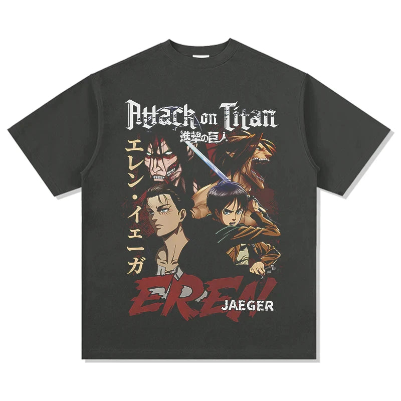 Attack on Titan Anime Cotton T-Shirt