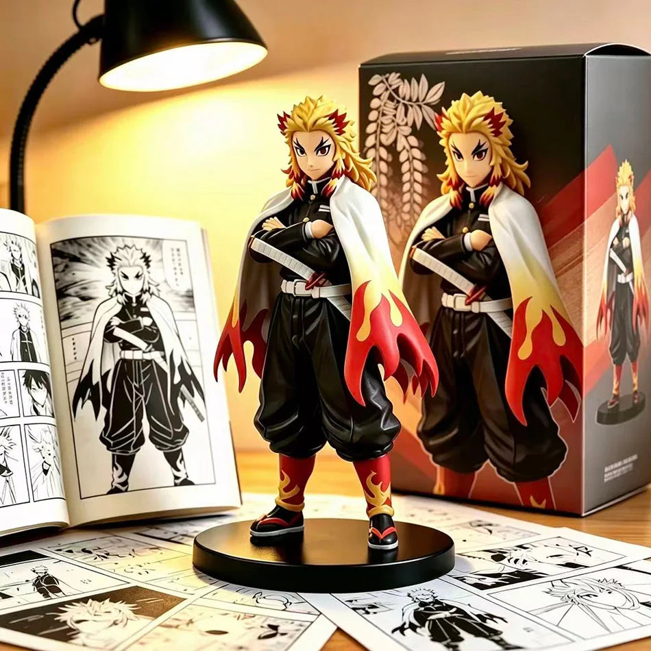 Demon Slayer Anime Character Figurine Model, Desktop Display Ornament, Premium Collectible Gift for Anime Enthusiasts