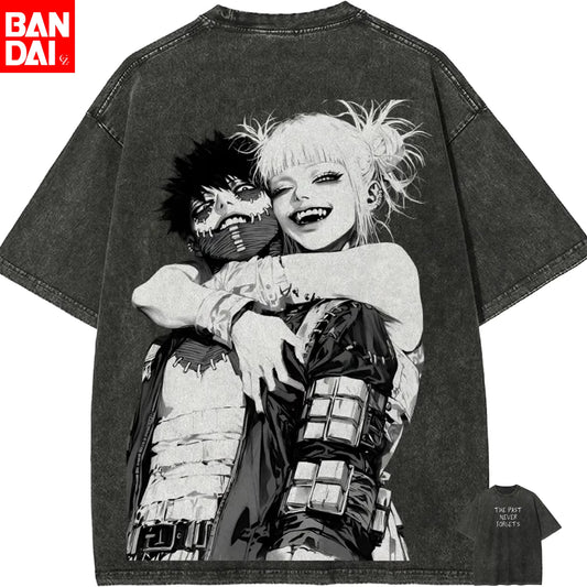 Dabi &Toga Vintage Anime Oversized T-Shirt