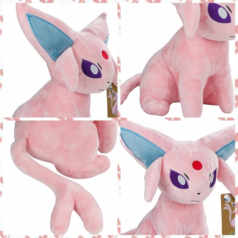 POKEMON Original Big Size Eevee Umbreon Sylveon Leafeon Espeon Glaceon Plush Toy Anime Stuff Doll Collection Kawaii Gift for Kid