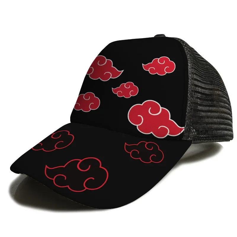 Anime Naruto Baseball Cap Summer Beach Sun Hat Uchiha Itachi Sharingan Eye Cosplay Adjustable Sport Cap Toys for Children Gifts