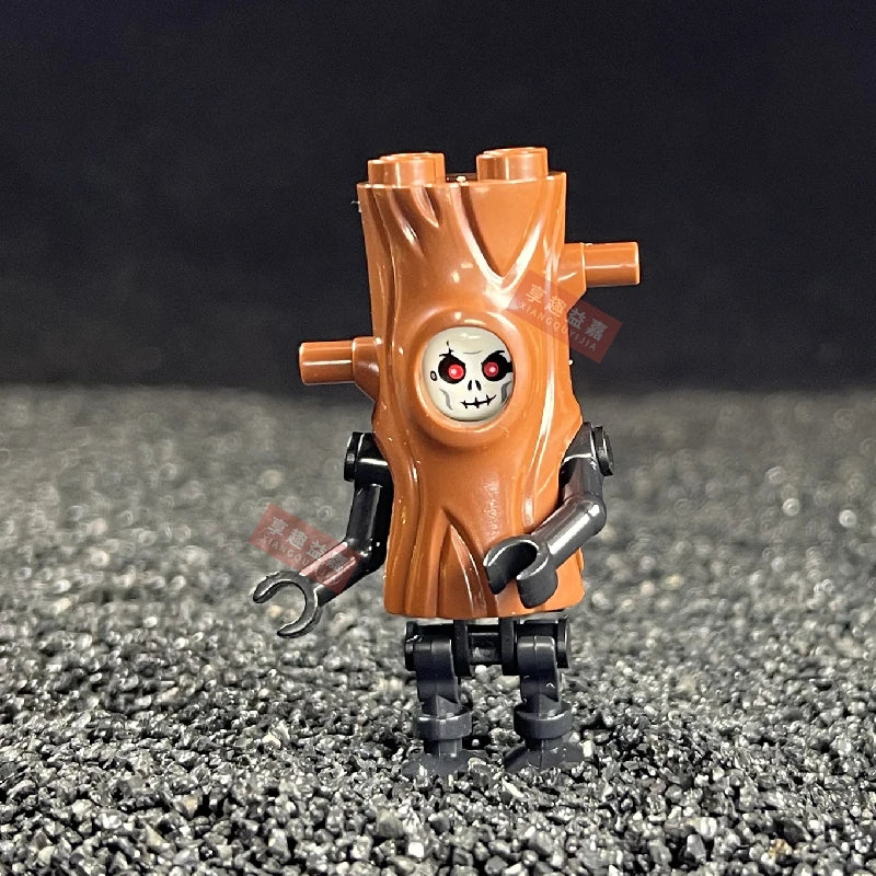 Halloween Skeleton Army Mini Doll MOC Building Blocks DIY Assembled Building Blocks Character Doll Skeleton Horse Ornaments Toy