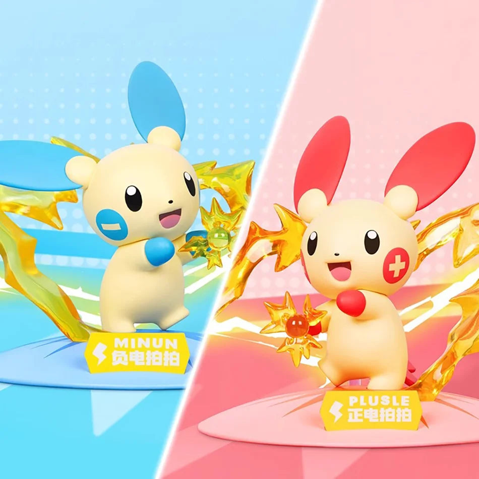 12 style Pok é mon Action Dolls Pikachu Blind Box Anime Models Desktop Decorations Pok é mon Toys Children's Birthday Gifts