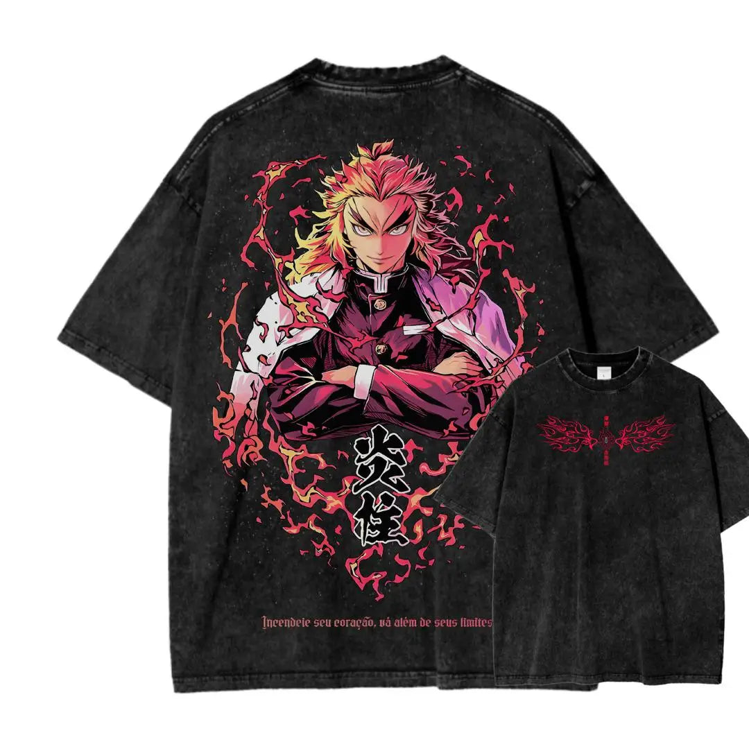 Vintage Wash Anime Shirt, Graphic Anime Tee, Anime Apparel, Anime Shirt, Otaku Anime Gift, Aesthetic Anime