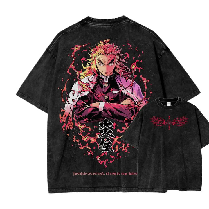 Vintage Wash Anime Shirt, Graphic Anime Tee, Anime Apparel, Anime Shirt, Otaku Anime Gift, Aesthetic Anime